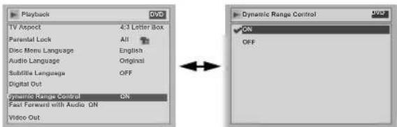 JVC DR-MV2 - Dynamic Range Control (Default: ON) - 1