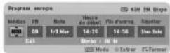 LG RH589H - Réglage d'une gravure programmée - 1