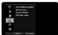 LG RH589H - Configuration de blocage - 1