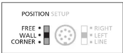 BANG & OLUFSEN BeoLab 3 - The POSITION switch - 1