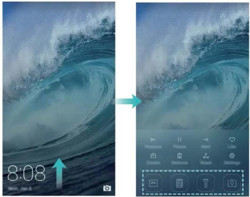 HARMAN KARDON Nova - Ouvrir des applications depuis l'écran de verrouillage - 1