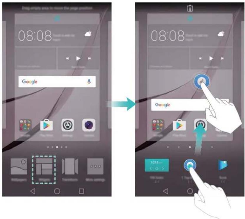 HARMAN KARDON Nova - Ajout de widgets à l'écran d'accueil - 1