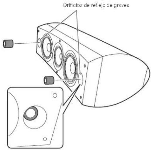 PIONEER S-8EX-QL - Empleo de los tapones de espuma - 1