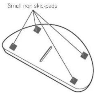 Small non skid-pads
