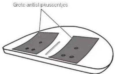 Grote antislipkussentjes
