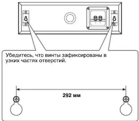YAMAHA NS-C210 - ■Монтаж акустических систем на стене с помощью прилагаемого монтажного кронштейна - 1