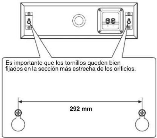 YAMAHA NS-C210 - ■Para montar el altavoz en una pared con el soporte de montaje en pared - 1