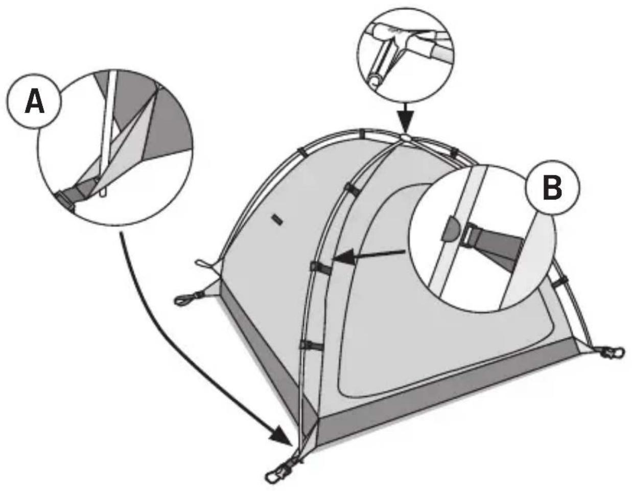 A B