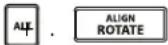 DYMO Rhino 4200 - Pour aligner le texte - 1