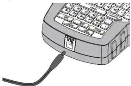 DYMO Rhino 4200 - Pour raccorder l'adaptateur secteur - 1