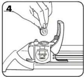 FELLOWES Neutron A4 - ELECTRON SAFECUT™ LED KILAVUZUNDA PIL DEĞİŞTİRME - 4