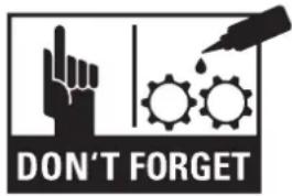 DON'T FORGET