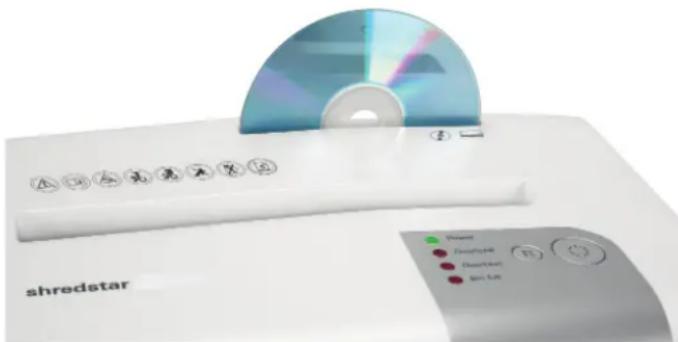 HSM Shredstar X6pro - Fare for personskader på grunn av splinter! - 2