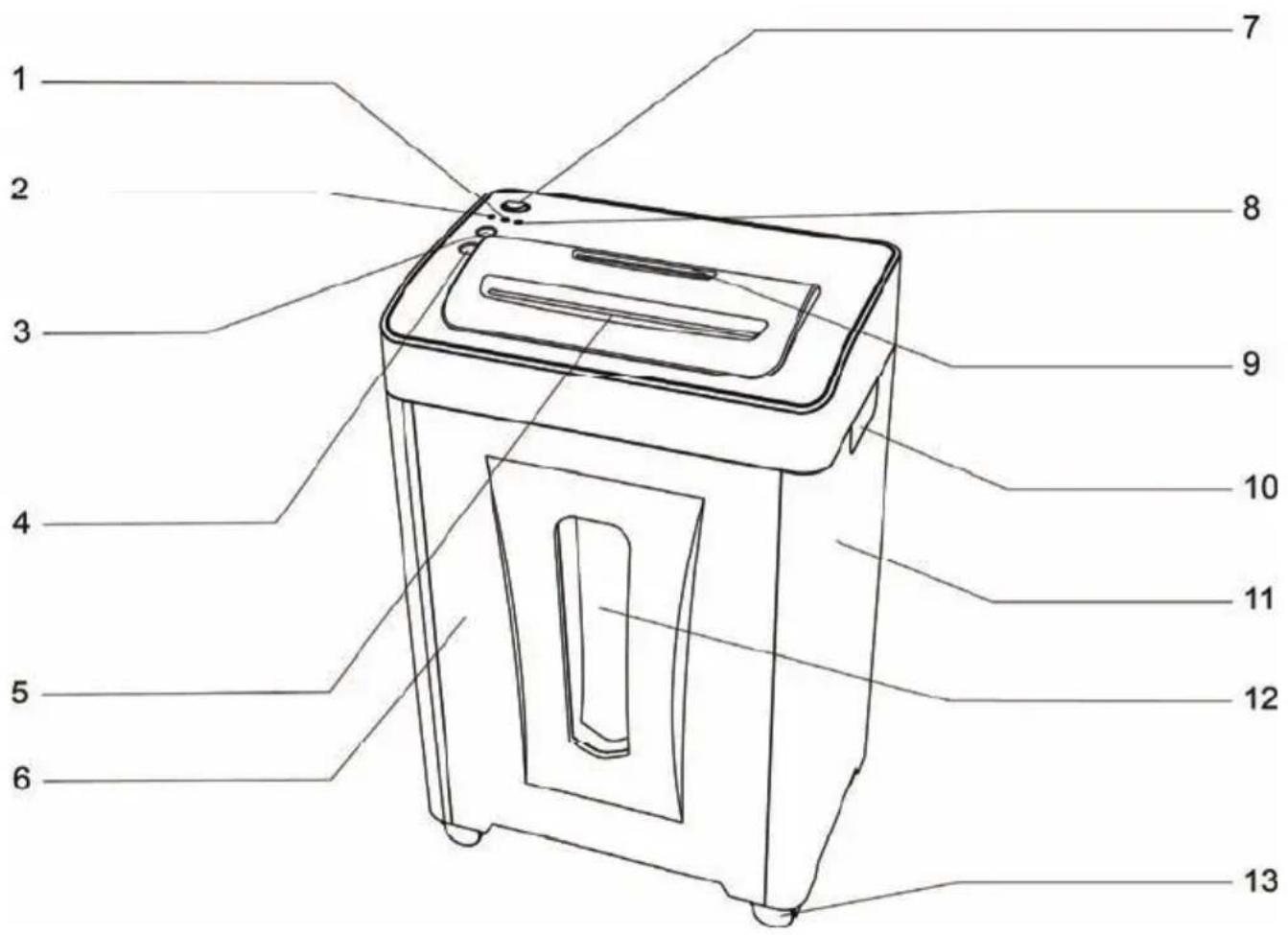 OLYMPIA PS 407.2 CCD - Bedienelemente - 1