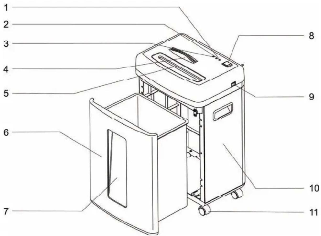 OLYMPIA PS 408.2 CCD - Operating Elements - 1
