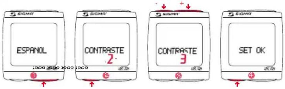 SIGMA BC 191 HR - AJUSTE DEL CoNtRAStE - 1