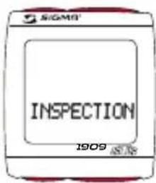 SIGMA BC 191 HR - SERVISNÍ INTERVAL - 1