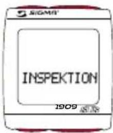 SIGMA BC 191 HR - SERVICE-INTERVALL - 1