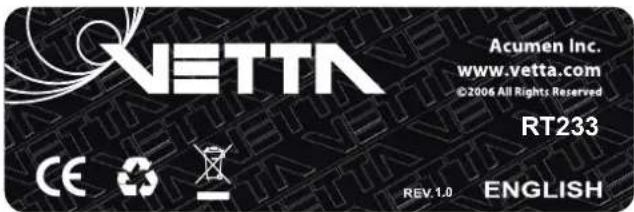Vetta RT233 - 1