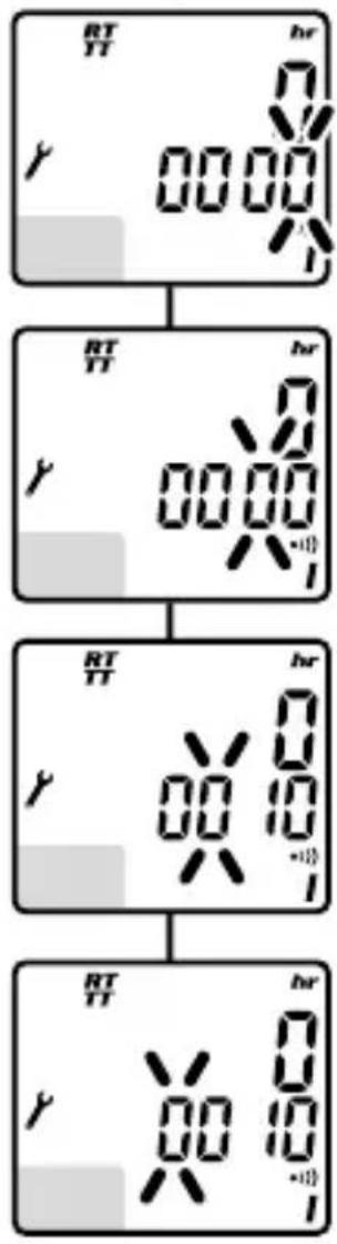 Vetta V100HR - SETUP: SERVICE TIMER - 1