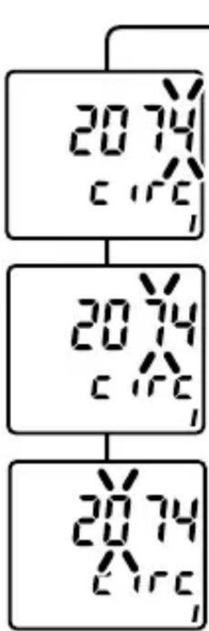 Vetta V100 WL2X - SETUP: WHEEL CIRCUMFERENCE - 1