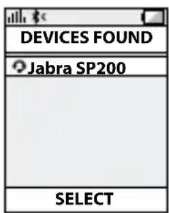 Citronic SP200 - Votre téléphone détecte le Jabra SP200 - 2