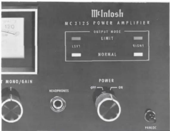 MCINTOSH MC-2125 - WATTS - 1