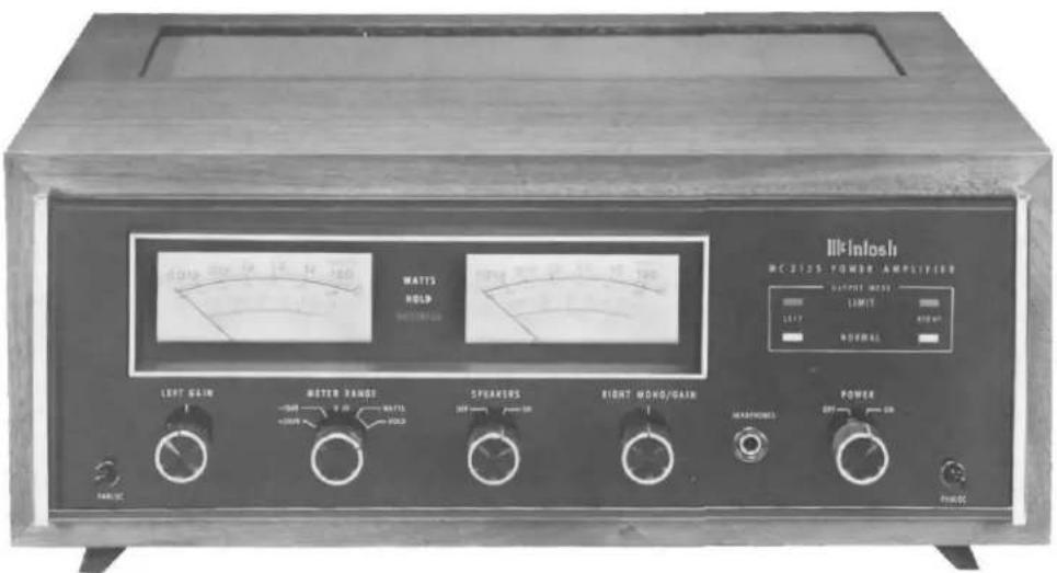 MCINTOSH MC-2125 - OWNER'S MANUAL - 1