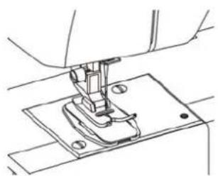 AEG 11220 - EINSETZEN DER "STICK- STOPFPLATTE" / INSERT "DARNING PLATE" - 1