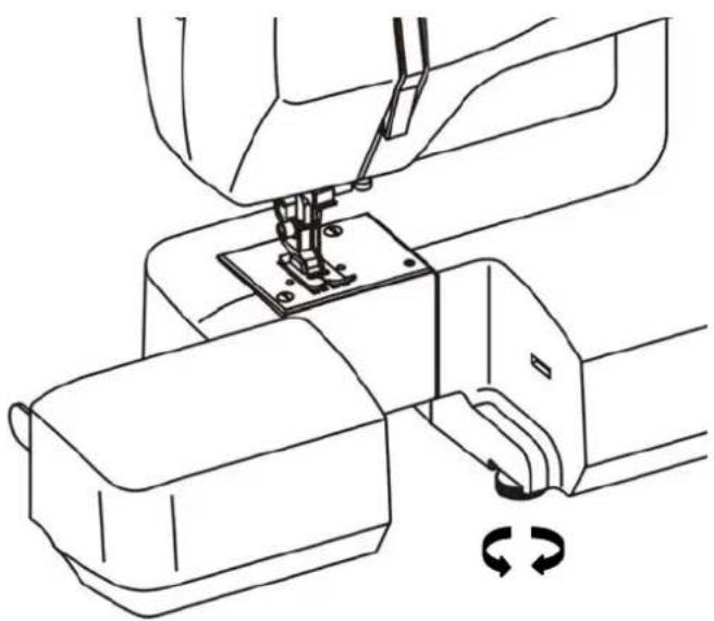 AEG 11220 - STANDFESTIGKEIT DER MASCHINE / LEVELLING THE MACHINE - 1