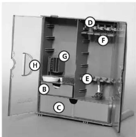 BERNINA Activa 145 - Storing accessories - 1