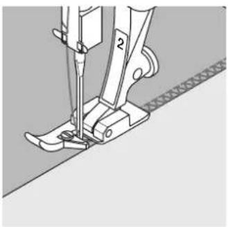 BERNINA Activa 145 - Double overlock seam - 2