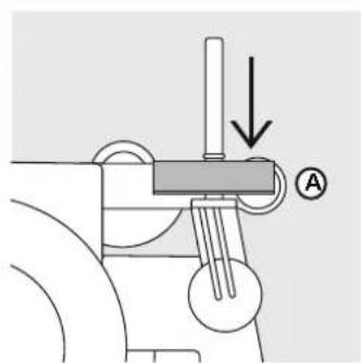BERNINA Activa 145 - Collapsible vertical spool pin - 2