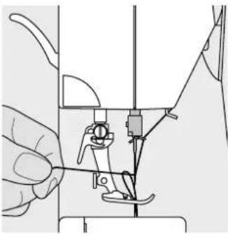 BERNINA Activa 145 - Bringing up the lower thread - 1
