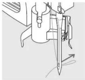BERNINA Activa 145 - Thread in front of needle - 1