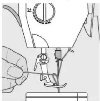 BERNINA Artista 165 - Bringing up the lower thread - 1