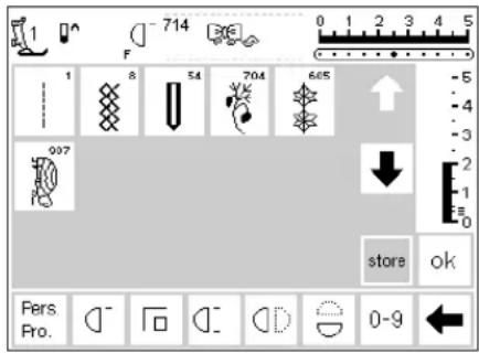 BERNINA Artista 165 - Delete the stitch - 1