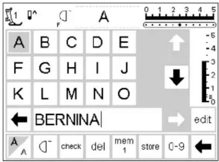 BERNINA Artista 165 - Programming - 1