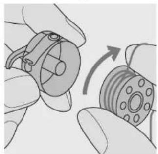 BERNINA Artista 165 - Inserting the bobbin - 1