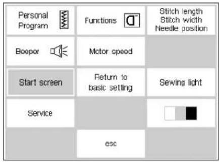 BERNINA Artista 165 - Start screen on and off - 1