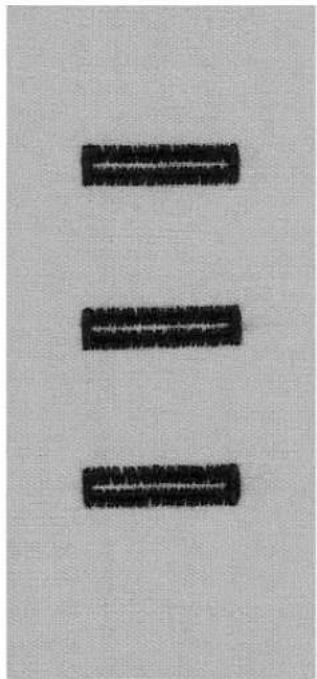 BERNINA Artista 165 - Sewing a 4 or 6 step buttonhole - 1