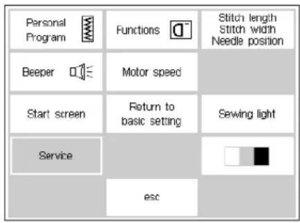 BERNINA Artista 165 - Version Information - 1