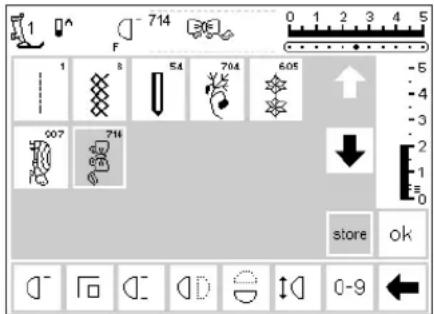 BERNINA Artista 165 - Personal screen - 1