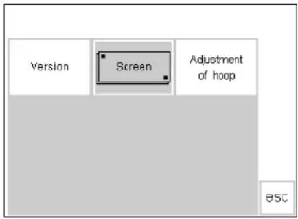 BERNINA Artista 165 - Setup menu - 1