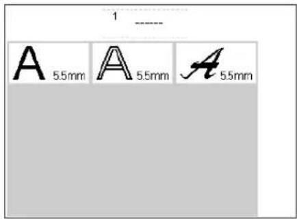 BERNINA Artista 165 - Alphabets/numbers - 1