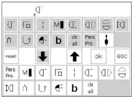 BERNINA Artista 165 - Removing functions - 1