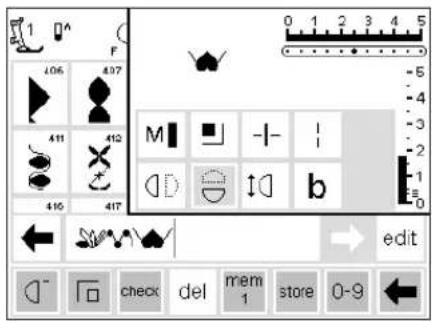 BERNINA Artista 165 - Stitches with functions - 1