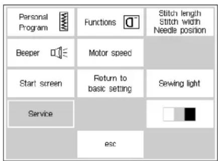 BERNINA Artista 165 - Screen Calibration - 1