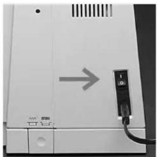 BERNINA Artista 165 - Power switch - 1