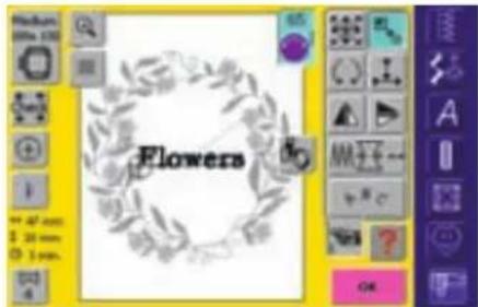 Medium Width: 100 Flowers 25 mm 35 mm OK